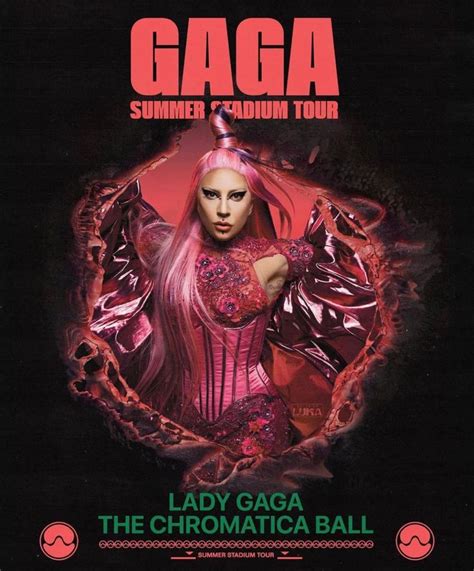 lady gaga chromatica tour poster